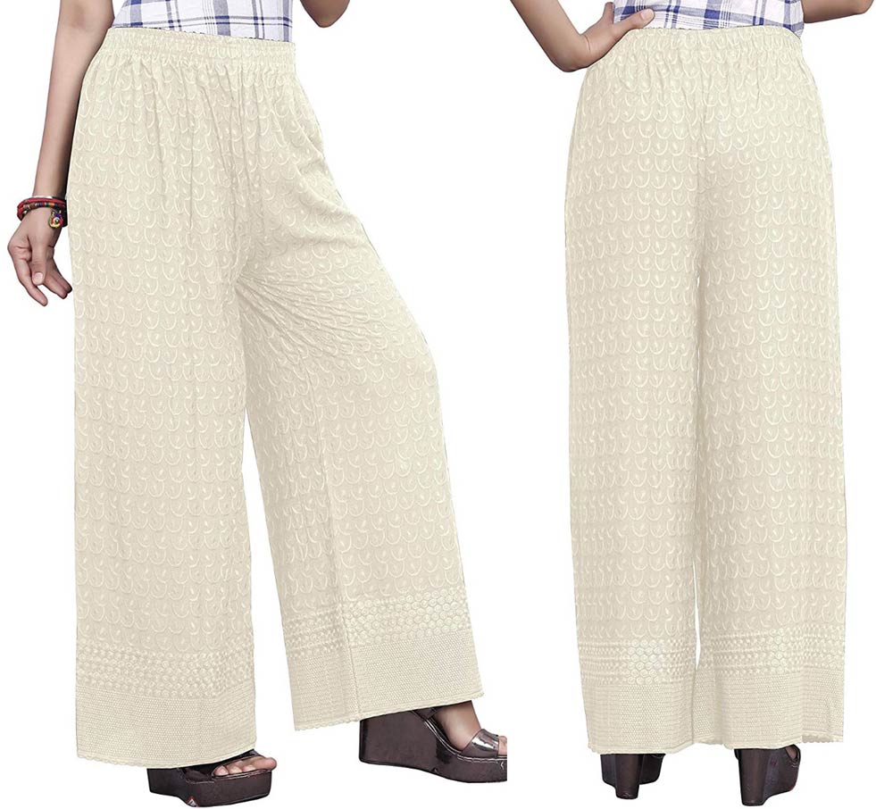 Chikankari Palazzo Bottom Wear Wholesaler Chikankari Palazzo Bottom Wear Wholesaler